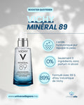 Sérum VICHY Minéral 89 : Booster Quotidien Hydratant &amp; Repulpant à l'Acide Hyaluronique
