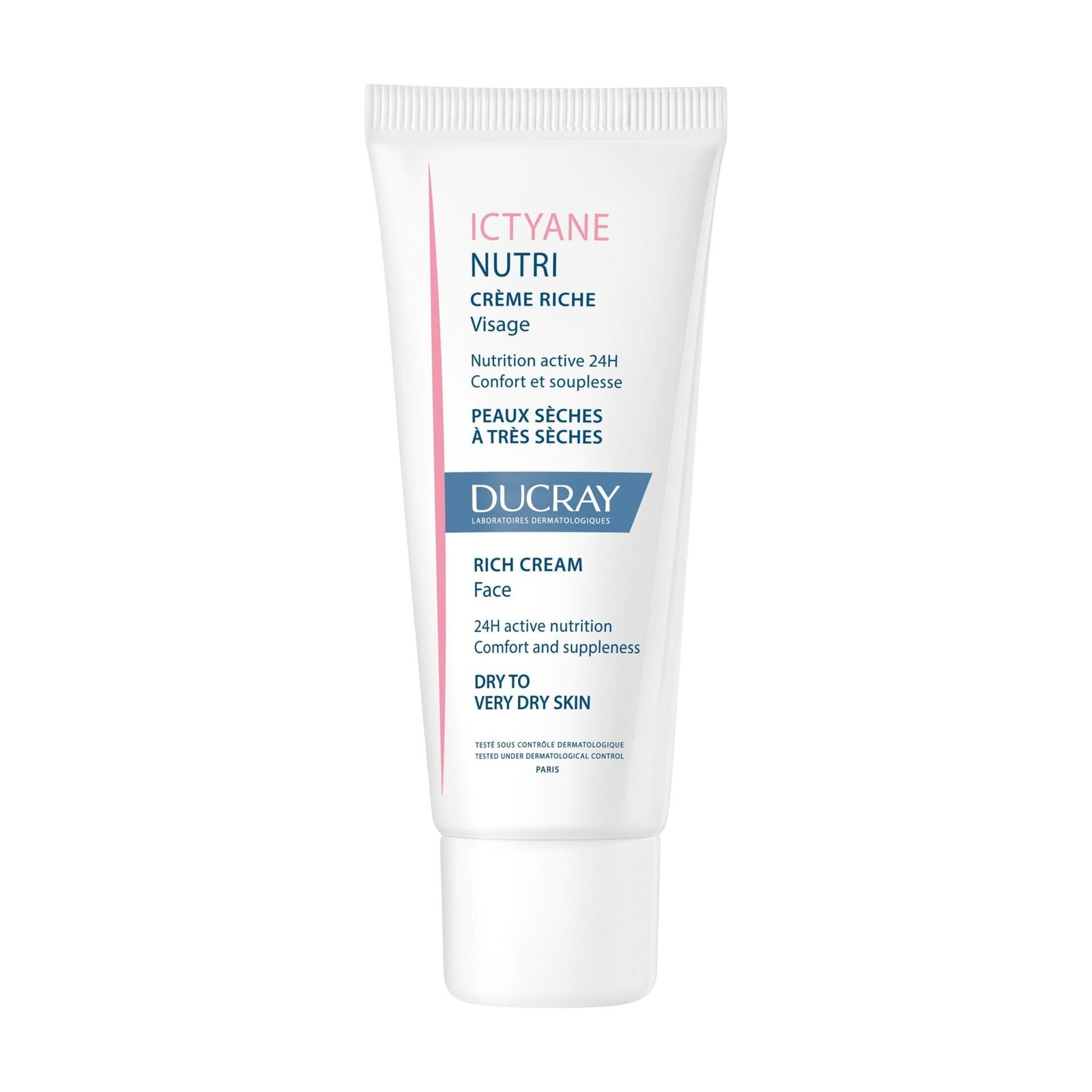 Ducray — Crème riche Visage — Crème visage peau sèche — Ictyane Nutri 40 ml