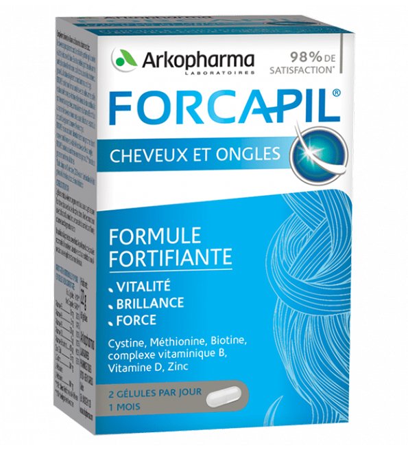 Forcapil Cheveux Et Ongles - 180 Gelules