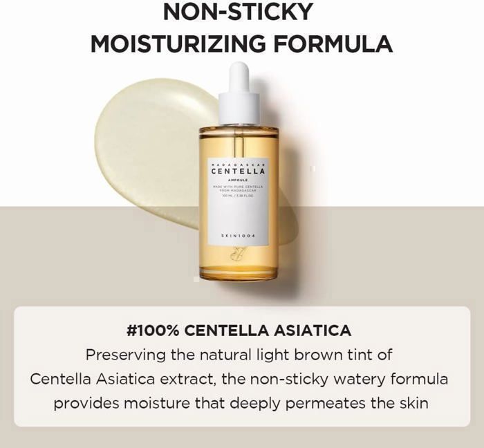 CENTELLA Madagascar Ampoule 30ml Sérum Apaisant Centella Asiatica 100% Pure