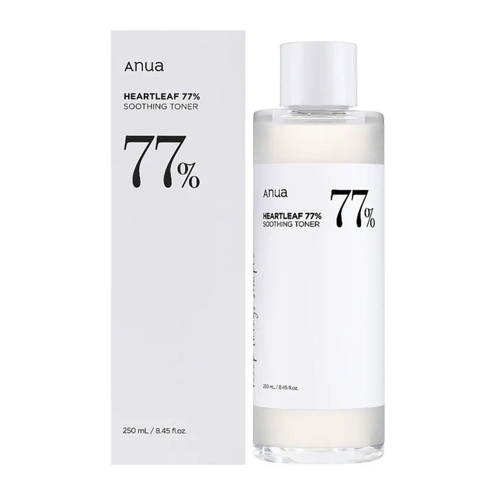 ANUA Heartleaf 77% Soothing Toner 250ml Hydratation Apaisement Anti-Acné Peaux Sensibles K-Beauty