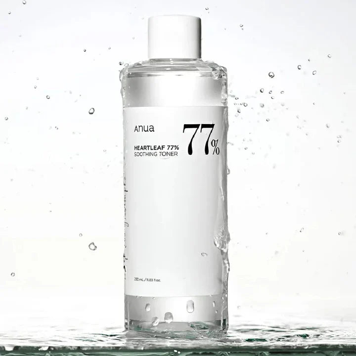 ANUA Heartleaf 77% Soothing Toner 250ml Hydratation Apaisement Anti-Acné Peaux Sensibles K-Beauty
