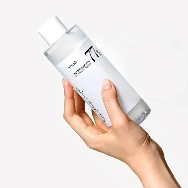 ANUA Heartleaf 77% Soothing Toner 250ml Hydratation Apaisement Anti-Acné Peaux Sensibles K-Beauty