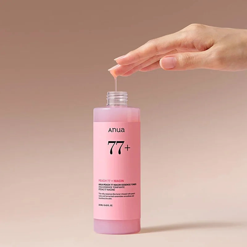 ANUA Peach 77 Niacin Essence Toner 250ml Lotion Tonique Éclaircissante Niacinamide