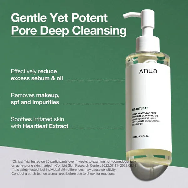 ANUA Double Cleansing Duo Pack Mousse 200ml + Huile Nettoyante 150ml Nettoyage Double Peau Nette