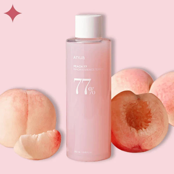 ANUA Peach 77 Niacin Essence Toner 250ml Lotion Tonique Éclaircissante Niacinamide