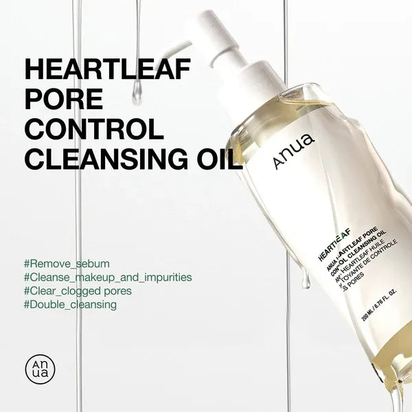 ANUA Double Cleansing Duo Pack Mousse 200ml + Huile Nettoyante 150ml Nettoyage Double Peau Nette