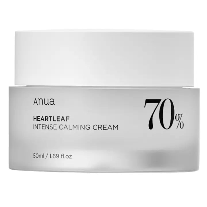 ANUA HeartleaF 70 Intense Calming Cream 50ml Crème Apaisante Centella Asiatica Rougeurs