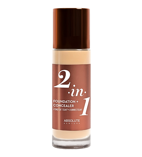 Absolute New York 2in1 Foundation &amp; Concealer Cool Porcelain 35ml