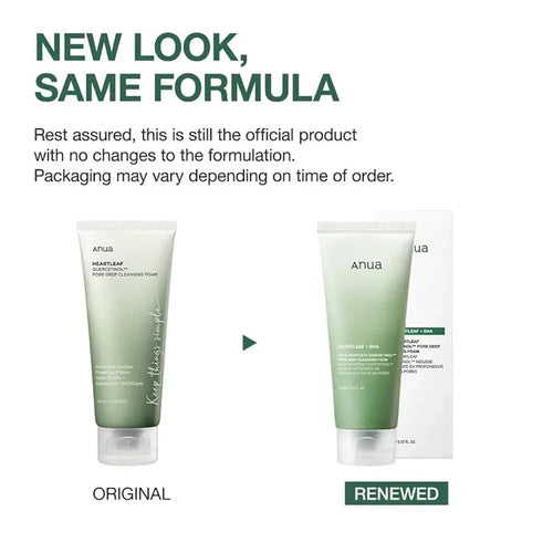 ANUA HeartleaF Quercetinol Pore Deep Cleansing Foam 150ml Mousse Nettoyante Pores Quercétinol