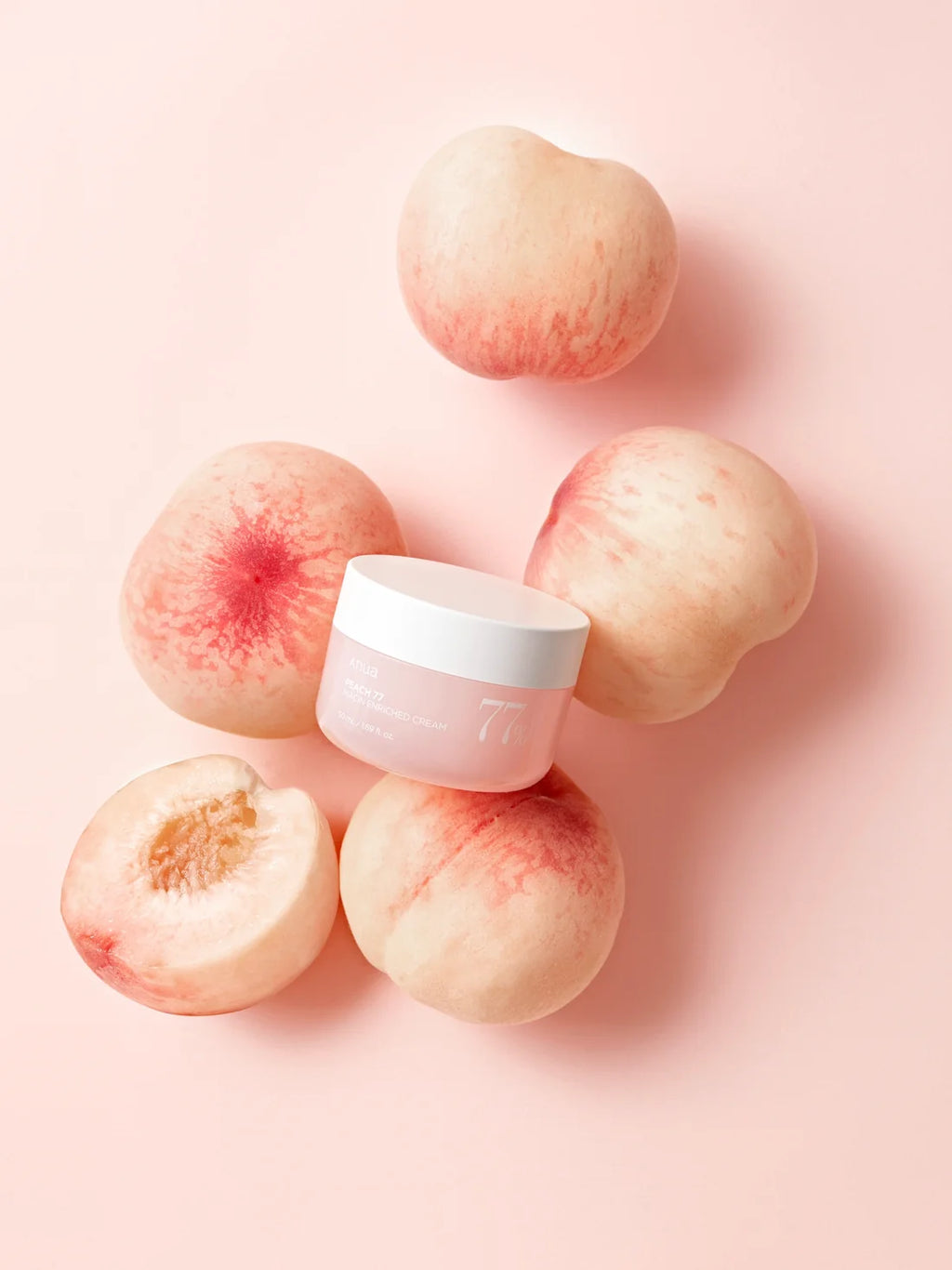 ANUA Peach 77 Niacin Enriched Cream 50ml Crème Hydratante Niacinamide Pêche Éclat