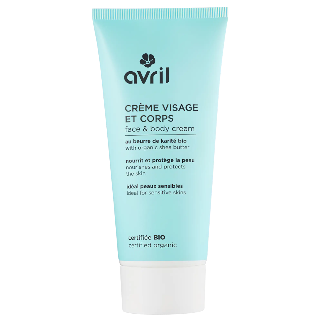 Avril Creme Visage &amp; Corps Au Beurre De Karite Bio 200ml