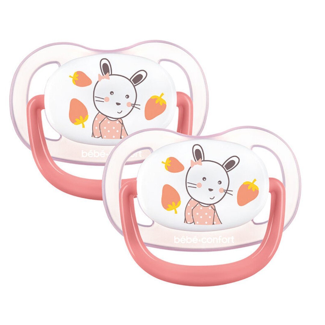 Bebe Confort Sucette physio air 6-18m The Gardener Rose &amp; blanc