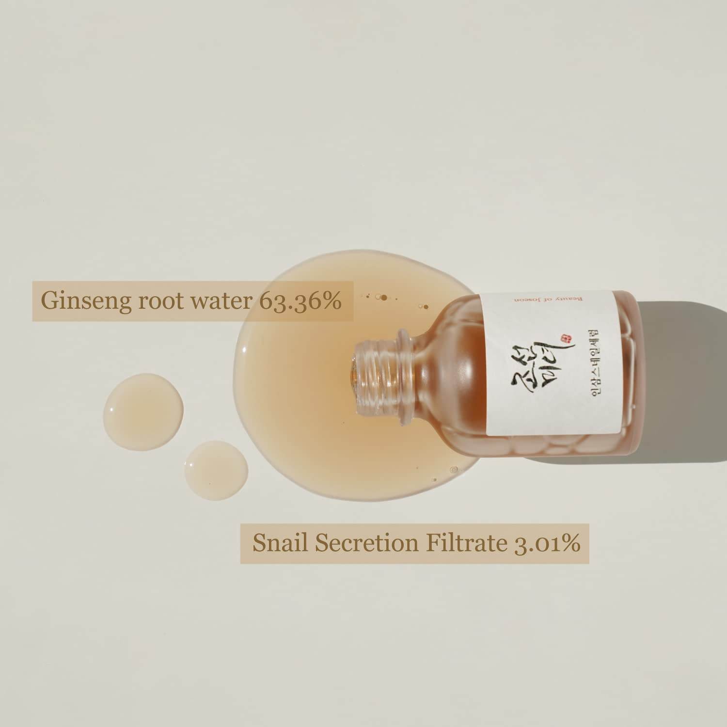 BEAUTY OF JOSEON Revive Serum Ginseng + Mucine d’escargot – 30ml