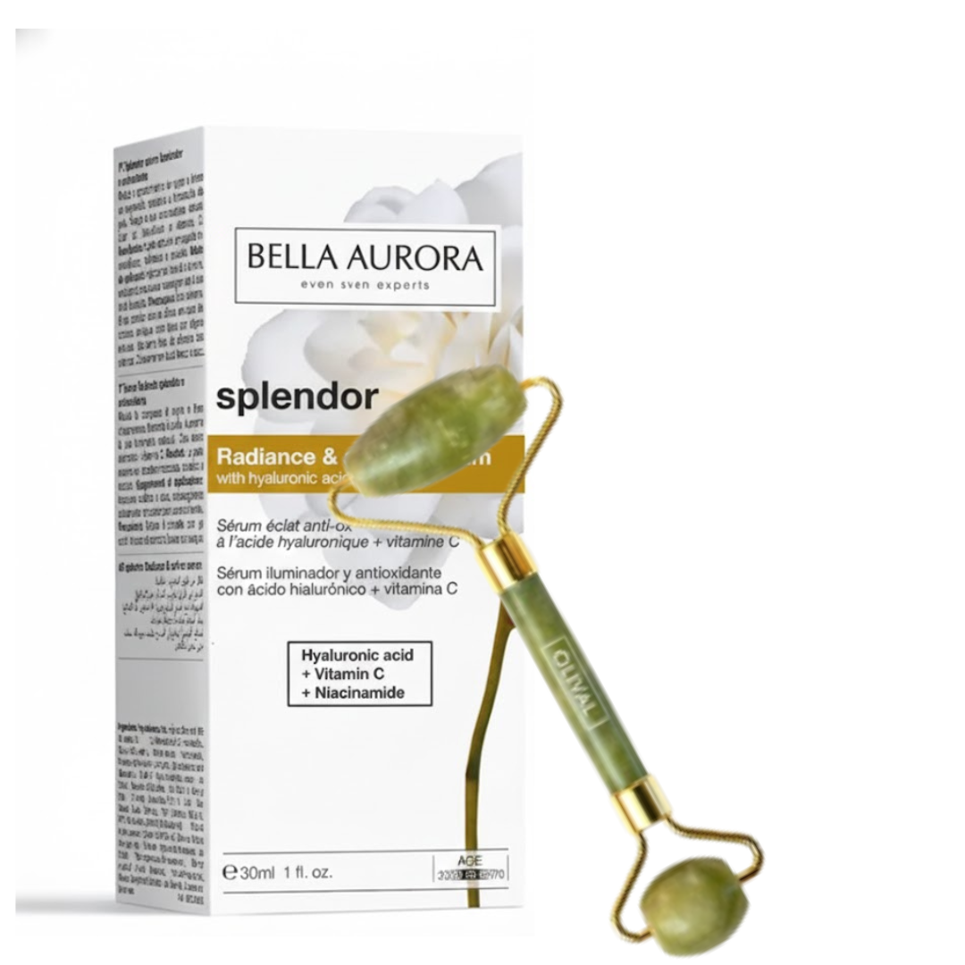 Bella Aurora Splendor Serum Radiance 30ml+Rolleur De Massage Pack