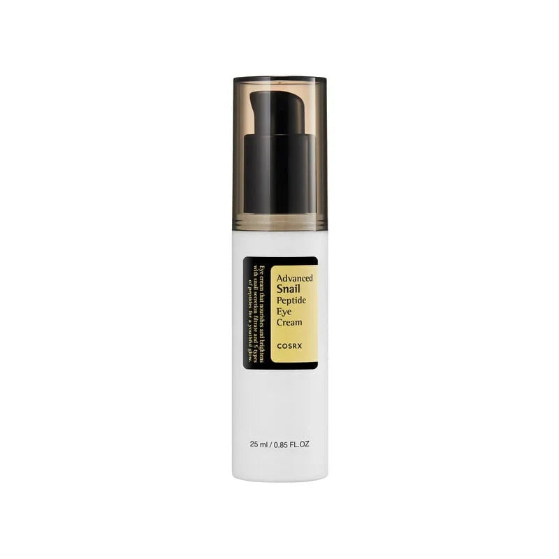 COSRX Advanced Snail Peptide Eye Cream 25ml Crème Contour Yeux Anti-Âge Peptides Snail Mucin Rides Cernes Hydratation