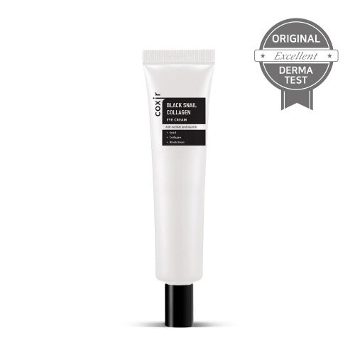 COXIR Black Snail Collagen Eye Cream 30ml Crème Contour Yeux Anti-Âge Bave Escargot Collagène Rides Cernes Poches
