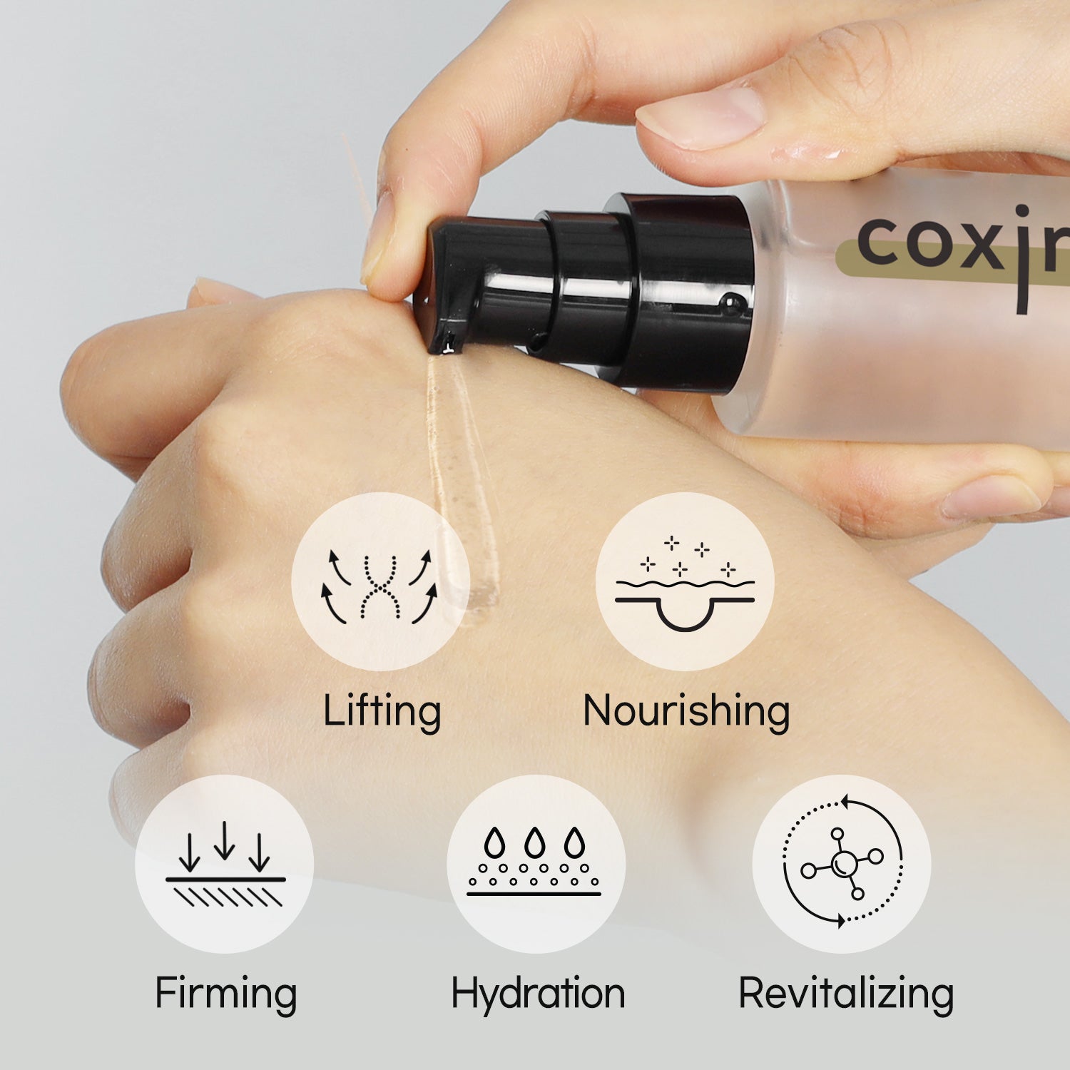 COXIR Intensive EGF Peptides Serum 50ml Sérum Anti-Âge Régénérant Facteur Croissance Peptides Rides Fermeté K-Beauty