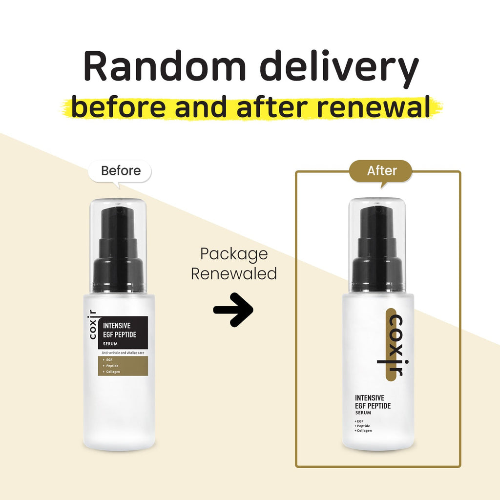 COXIR Intensive EGF Peptides Serum 50ml Sérum Anti-Âge Régénérant Facteur Croissance Peptides Rides Fermeté K-Beauty