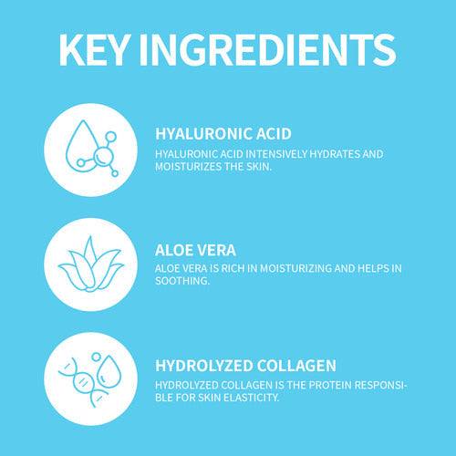 COXIR Ultra Hyaluronic Ampoule 50ml Sérum Hydratation Intense Multi-Poids Moléculaire Repulpant Anti-Rides K-Beauty