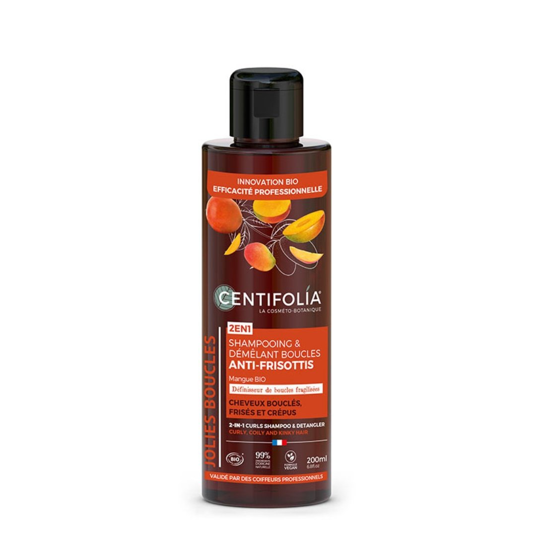Centifolia Shampoing &amp; Demelant Boucles Anti-frisottis 200ml