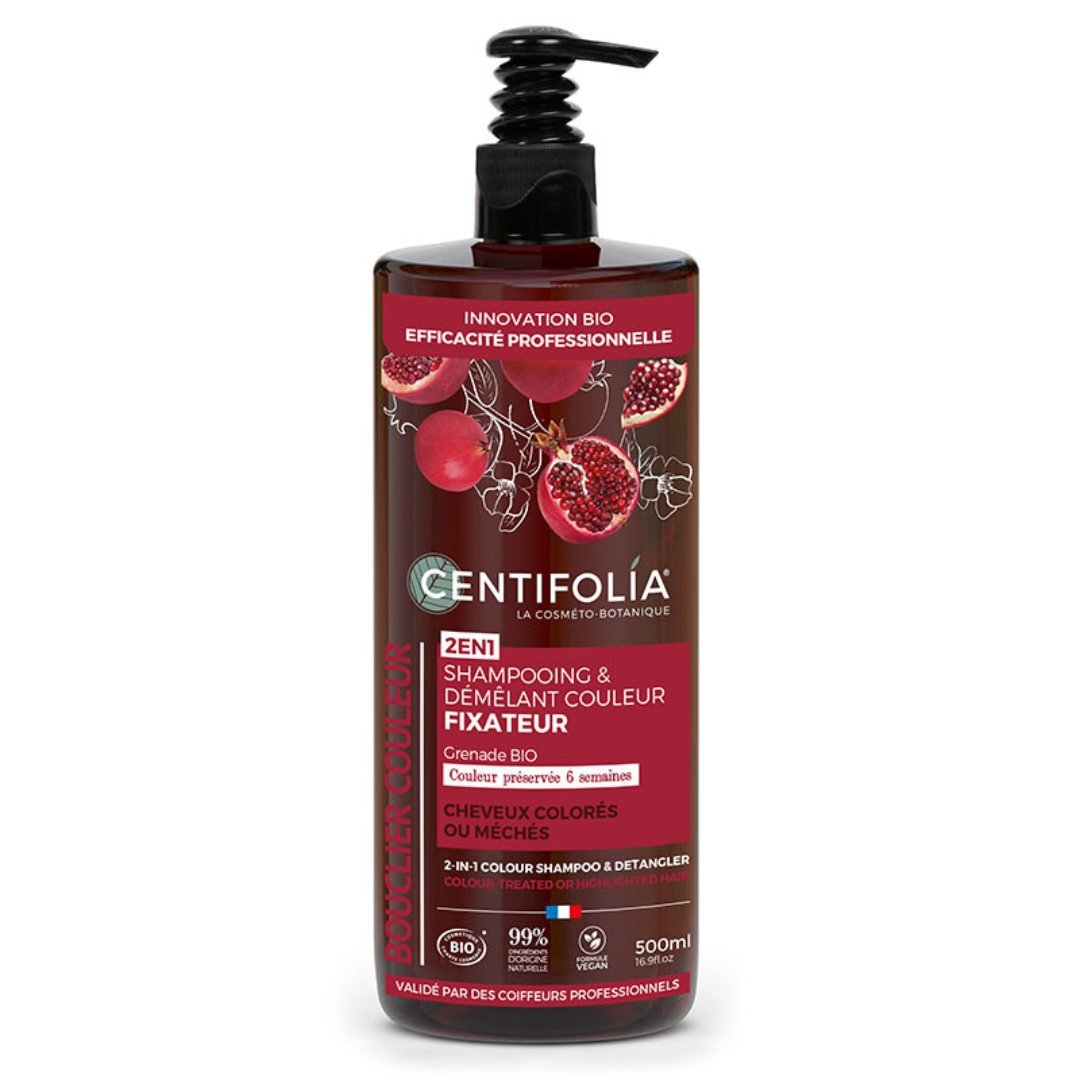 Centifolia Shampoing &amp; Demelant Couleur fixateur 500ml
