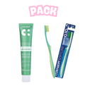 Curasept Dentifrice Booster Herbal Invasion 75ml+Brosse a Dents Maxi Soft Pack
