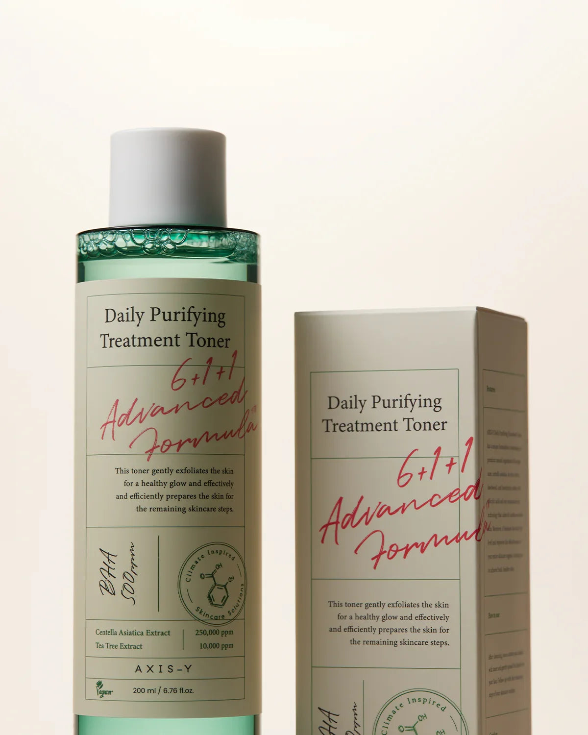 AXIS-Y Daily Purifying Treatment Toner 200ml Tonique Purifiant Exfoliant AHA BHA