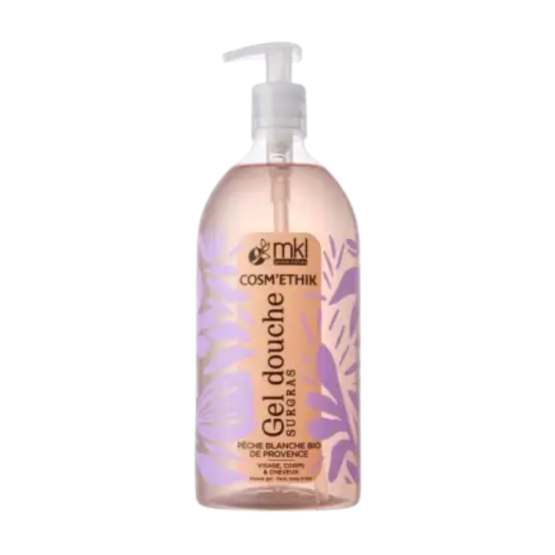 MKL Cosm'ethik Gel Douche Peche Blanche Bio de Provence 1L
