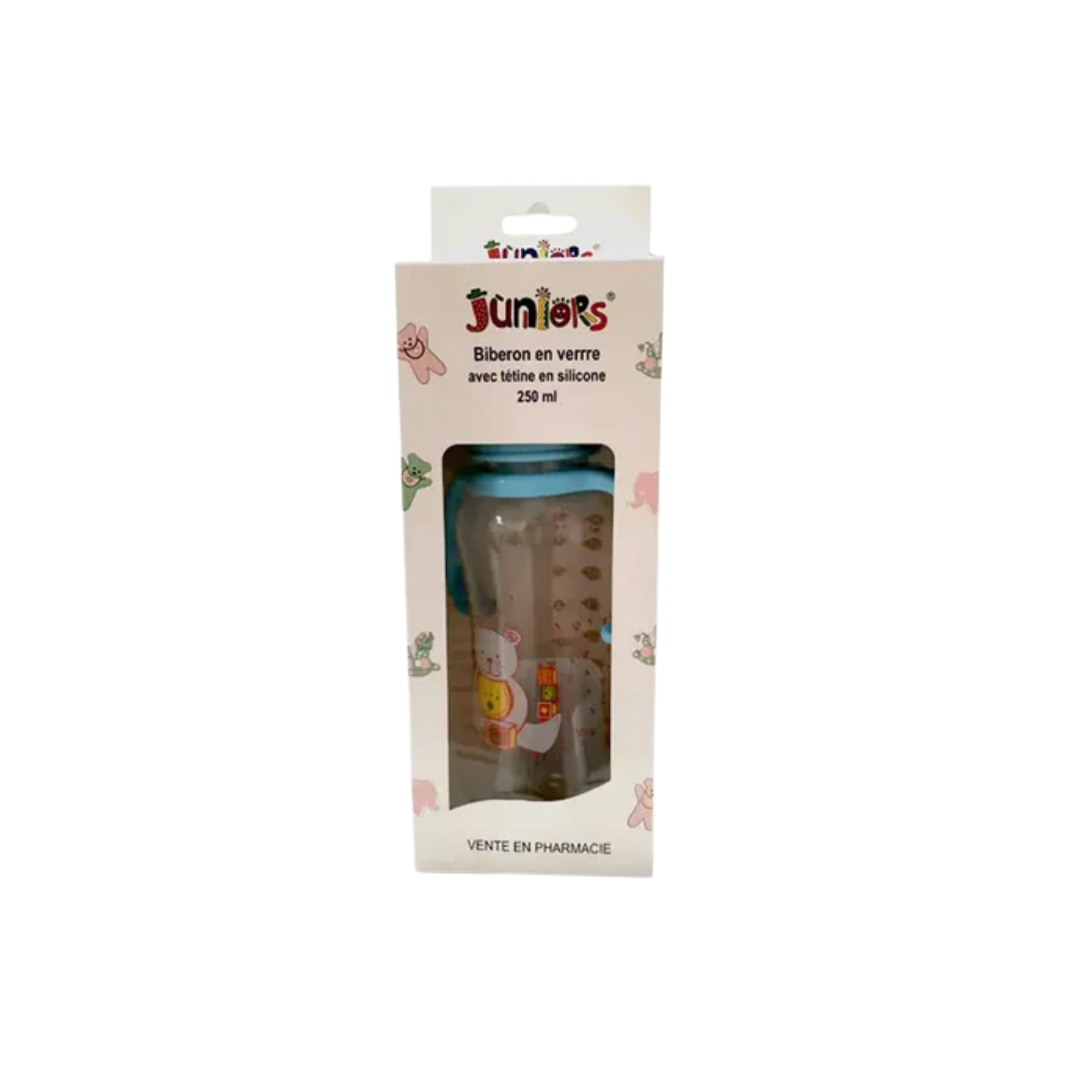Juniors biberon en verre simple 240ml