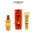 L'Oreal Paris Elseve Routine Extraordinaire Oil Jojoba Huile 100ml+Shampooing 200ml+oil remplacemant125ml