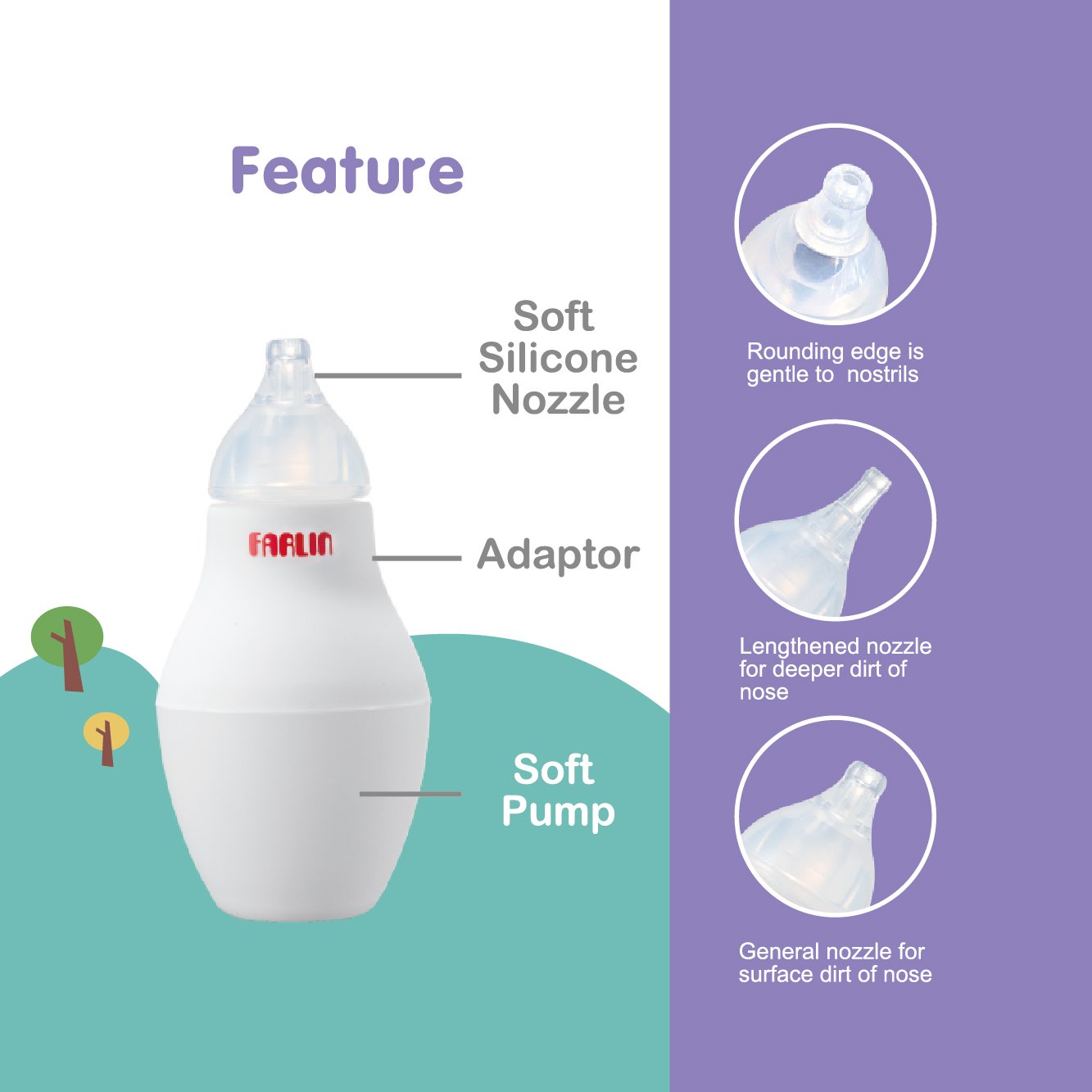 Farlin Aspirateur Nazal Poire BF138