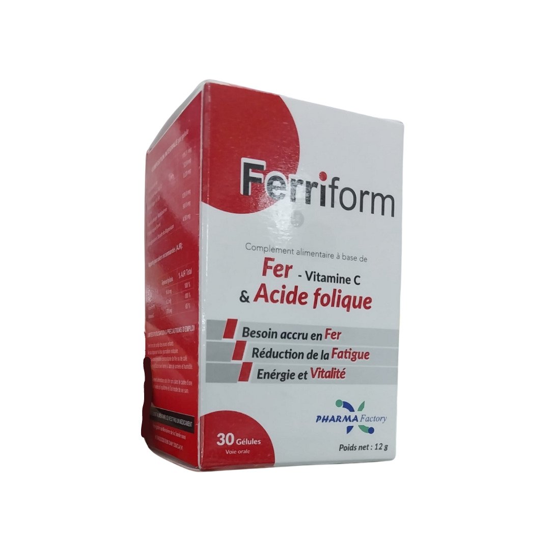 Ferriform Fer &amp; Acide Folique 30 Gelules