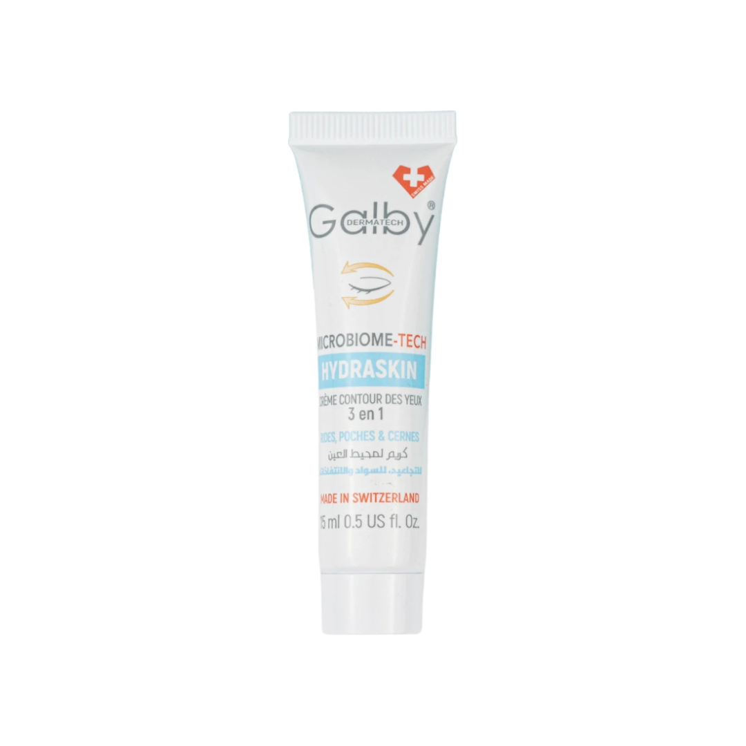 Galby Dermatech HYDRASKIN Contour Des Yeux Rides et Poches &amp; Cernes 3 en 1 15ml
