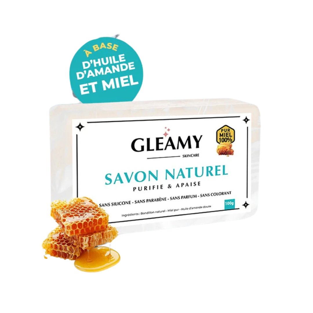 Gleamy Savon Naturel Purifie &amp; Apaise 100g