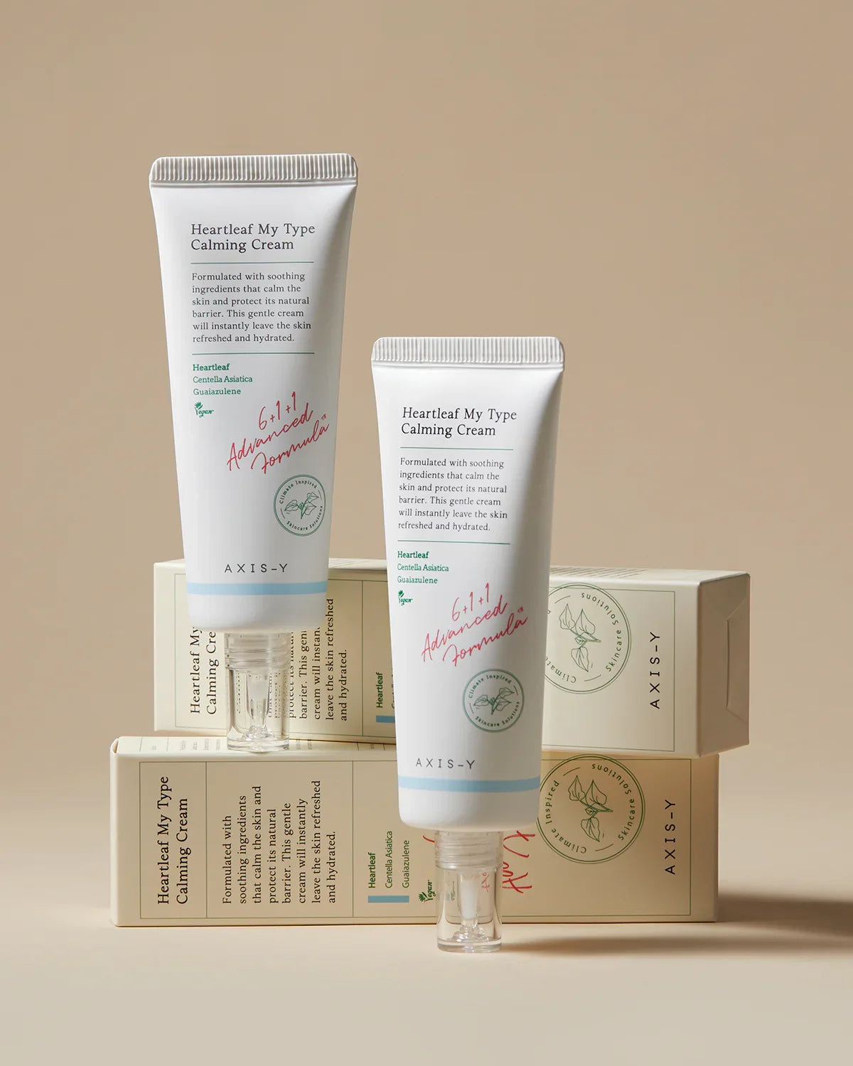 AXIS-Y Heartleaf My Type Calming Cream 60ml Crème Apaisante Peaux Sensibles