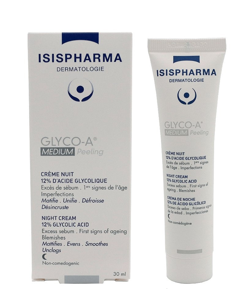 ISIS PHARMA GLYCO A MEDIUM PEELING CREME DE NUIT 30ML