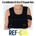 ANNAFIX Immobilisation De Bras &amp; d'epaule Noir REF-018