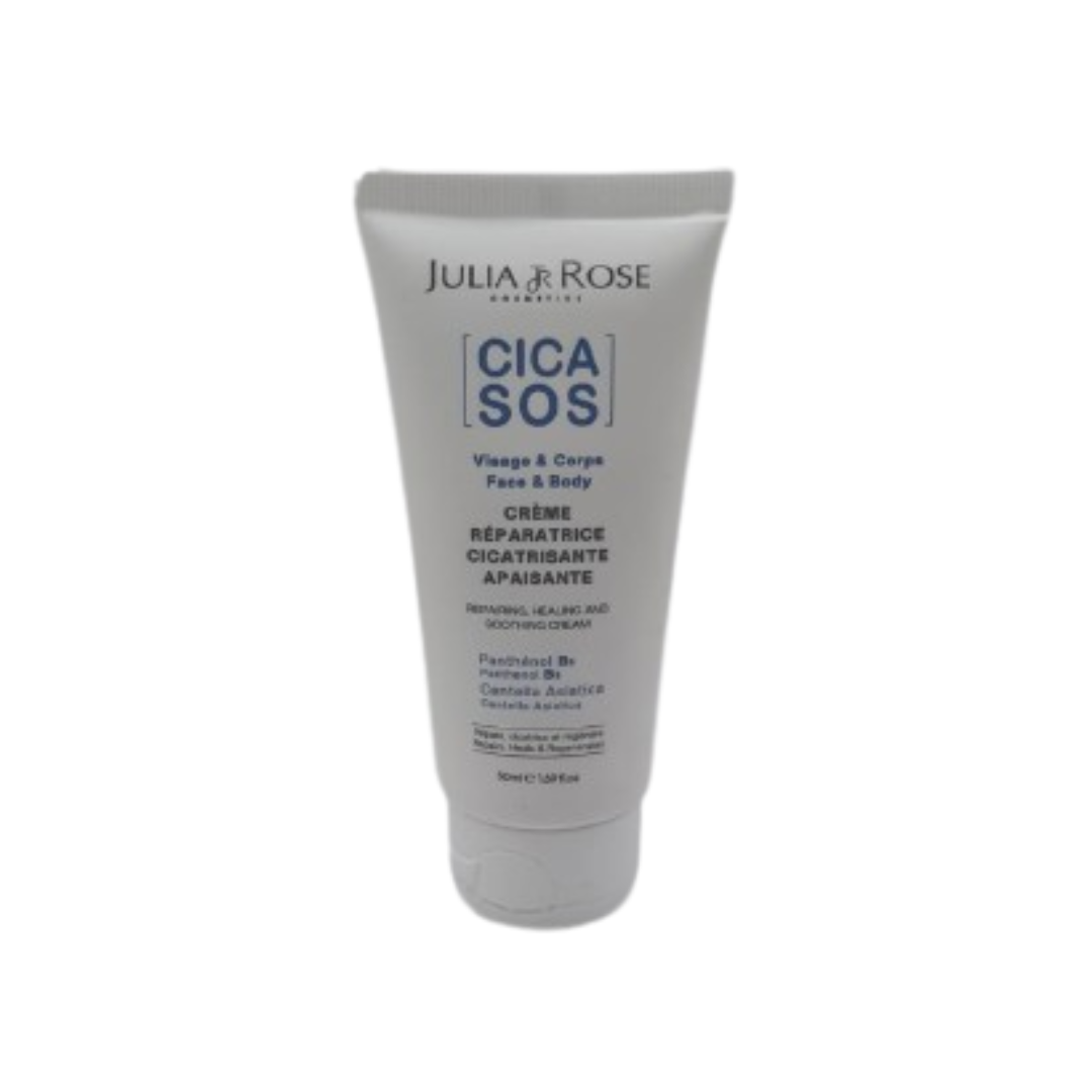 Julia &amp; Rose Cica Sos Creme Reparatrice Cicatrisante Apaisante+B5 50ml