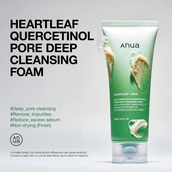 ANUA Double Cleansing Duo Pack Mousse 200ml + Huile Nettoyante 150ml Nettoyage Double Peau Nette