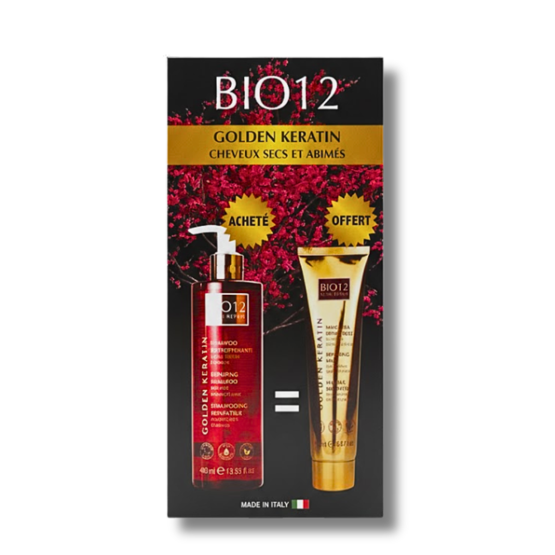 M&amp;D Bio 12 Shampooing Reparateur+Masque Reparateur Pack