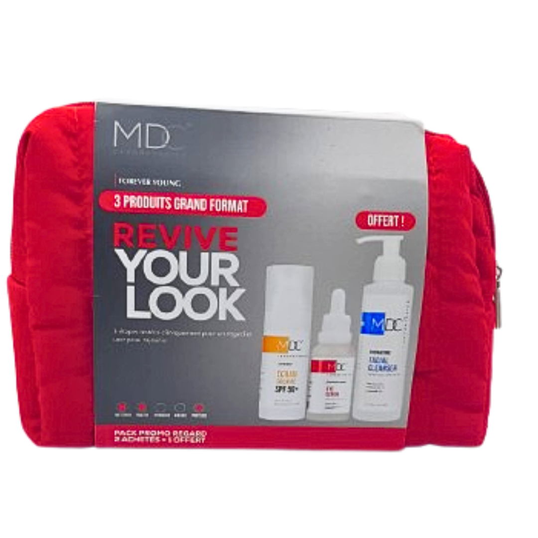 MDC Forever Young Duo Cream Mask &amp; Serum+Ecran Solaire Peaux Seche