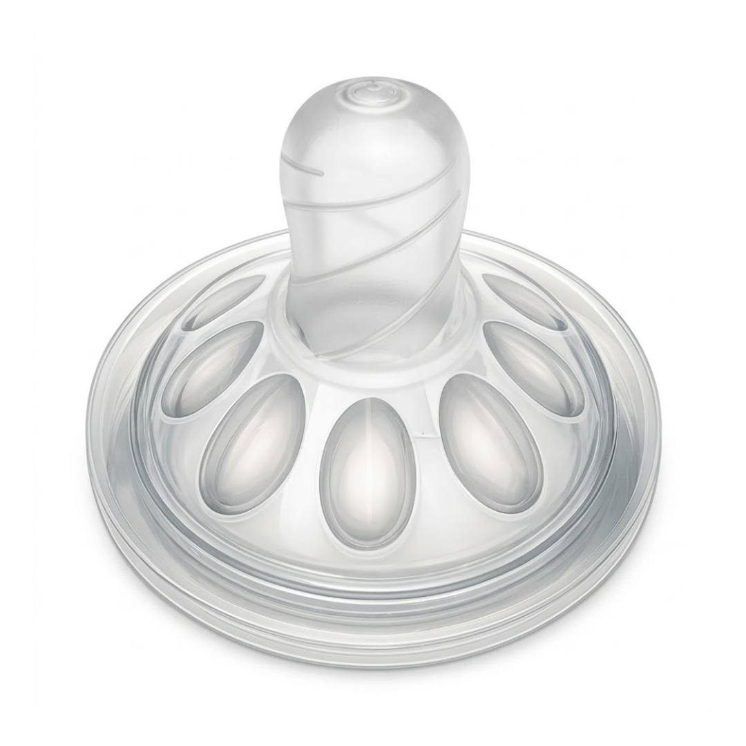 Mammia Paire De Tetines En Silicone Natural Feeling 6mois+ Variable