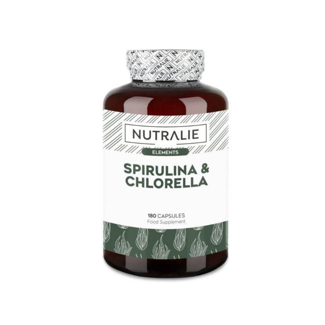 NUTRALIE SPIRULINE &amp; CHLORELLA 180 GÉLULES