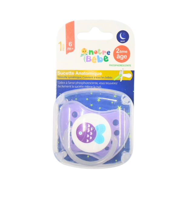 Notre Bebe Succette Anatomique Nuit 2eme Age +6mois