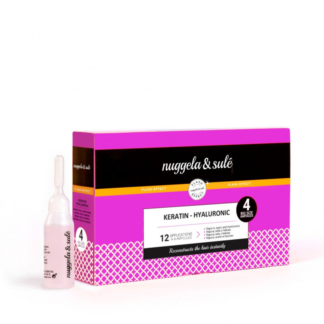 Nuggela &amp; Sule Keratin Hyaluronic Ampoules 4 Unites Pack