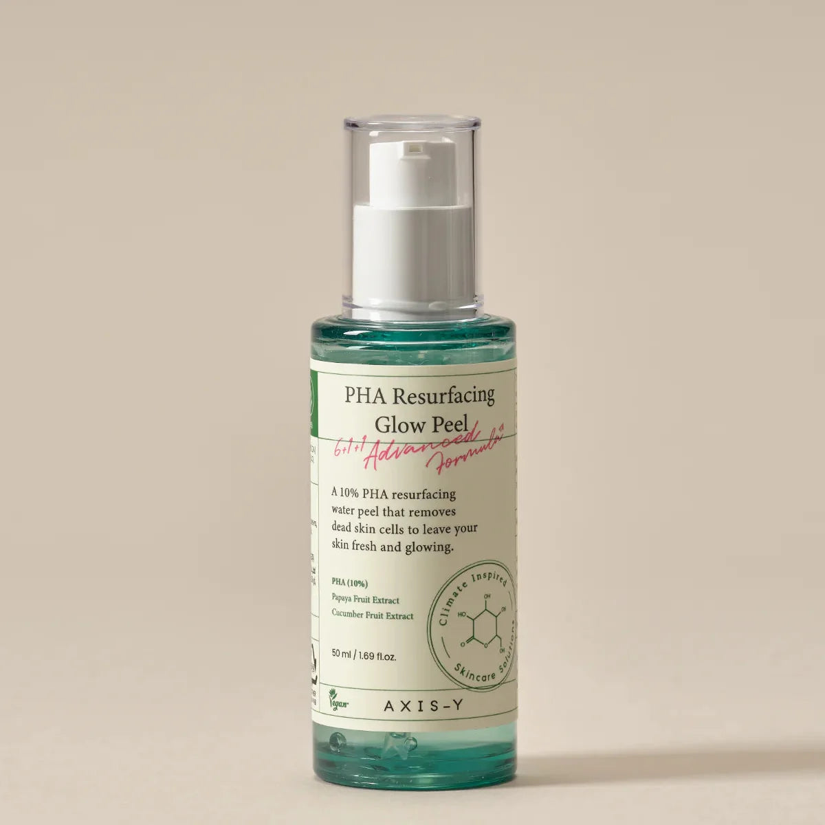 AXIS-Y PHA Resurfacing Glow Peel 50ml Peeling Doux Exfoliant Éclat