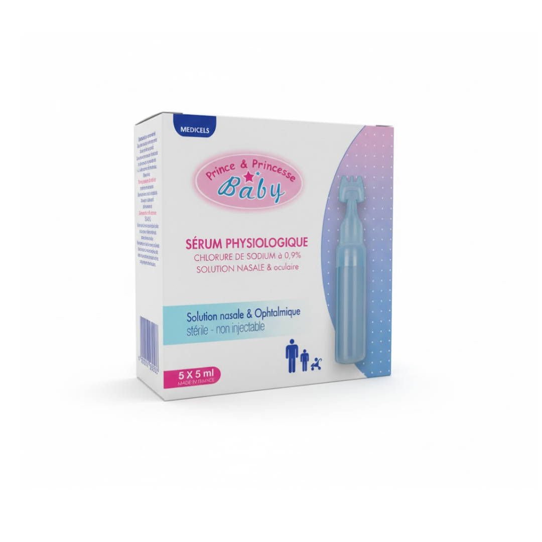 Prince &amp; Princesse Serum Physiologique 5 x 5Ml