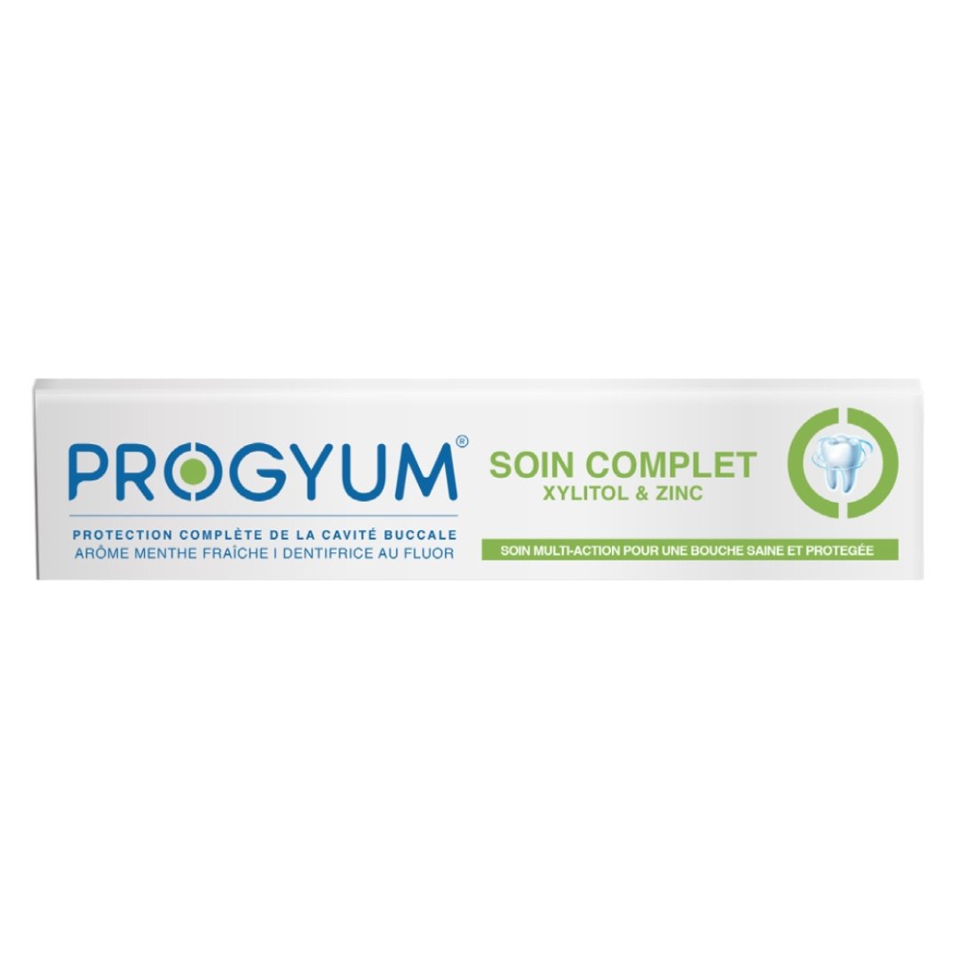 Progyum Dentifrice Soin Complet Xylitol &amp; Zinc – 75ml