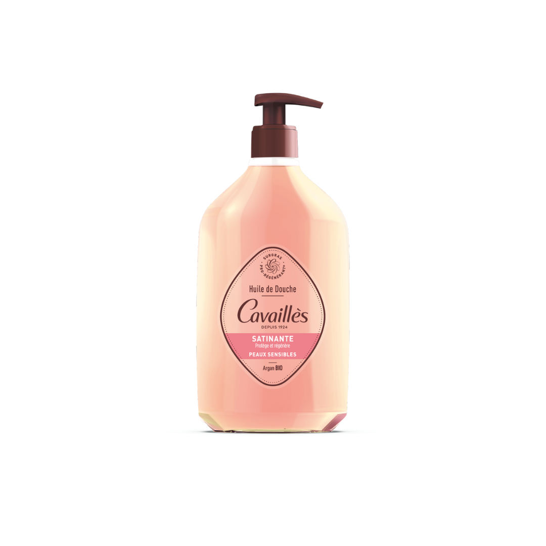 Rogé Cavaillès Huile de Douche Satinante Argan &amp; Rose 750ml